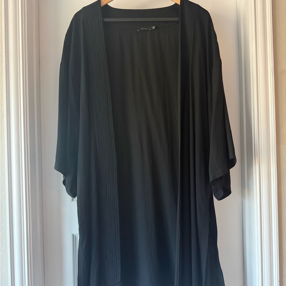 Talula Black Open Front Cardigan